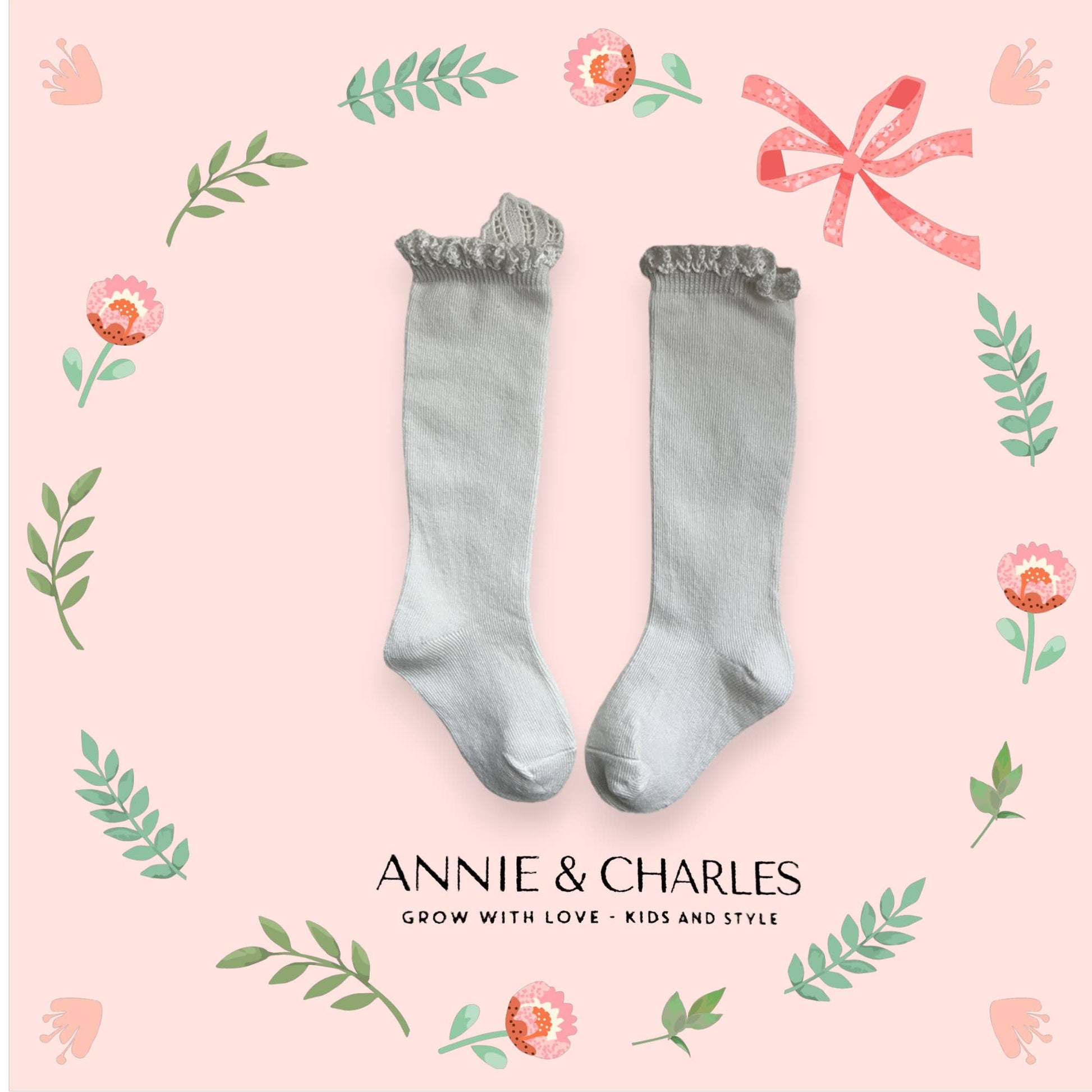 NORAH Annie & Charles® stockings: White / S
