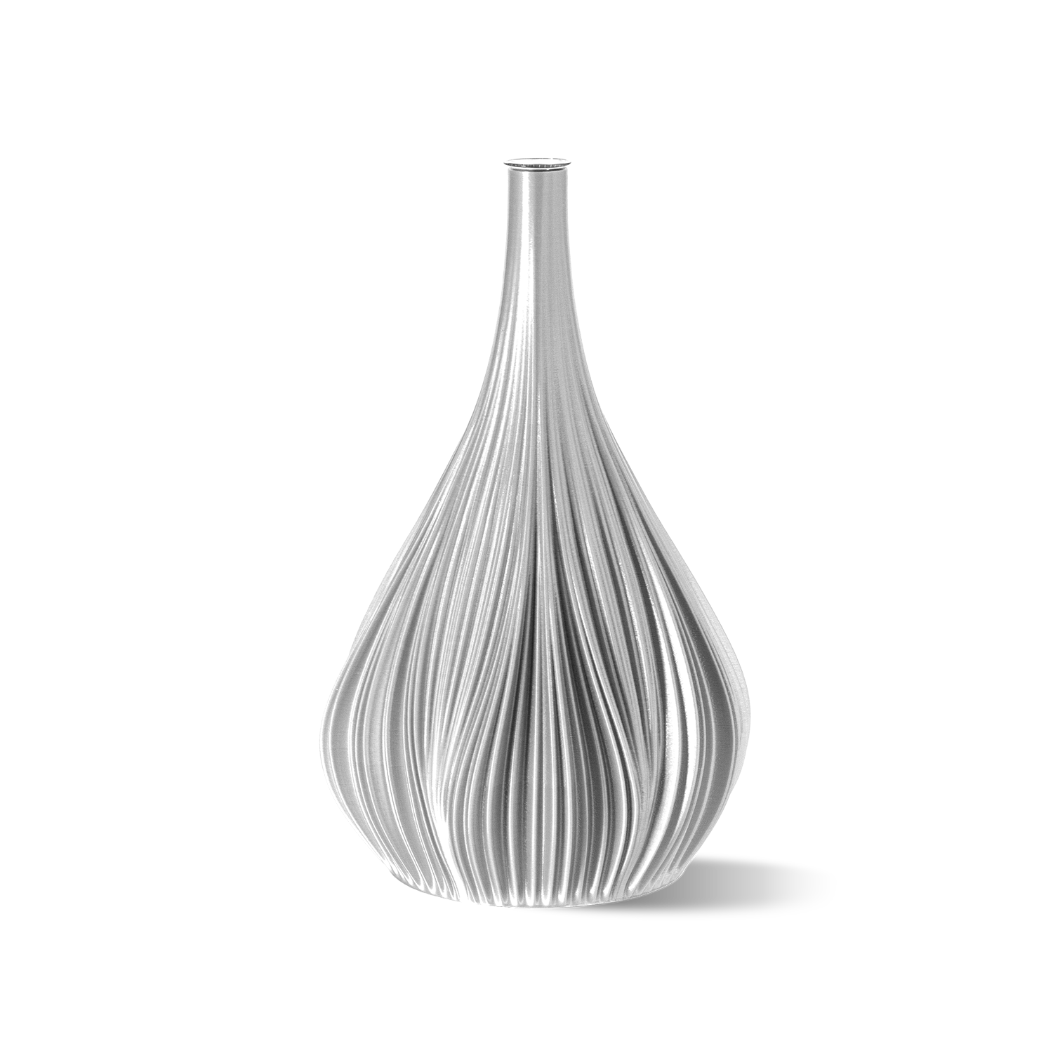 Fald—21 Silk Vase: Silk Silver