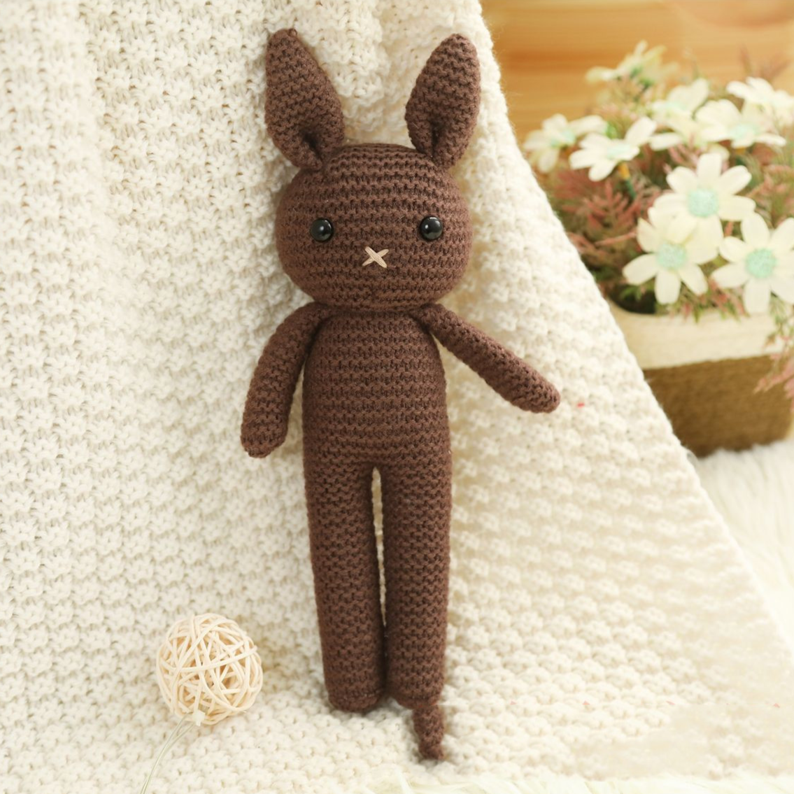 Knitting Bunny Pink