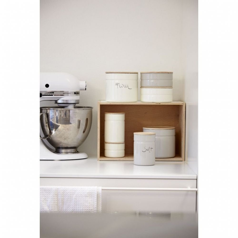 Enamel Vacuum Storage Container