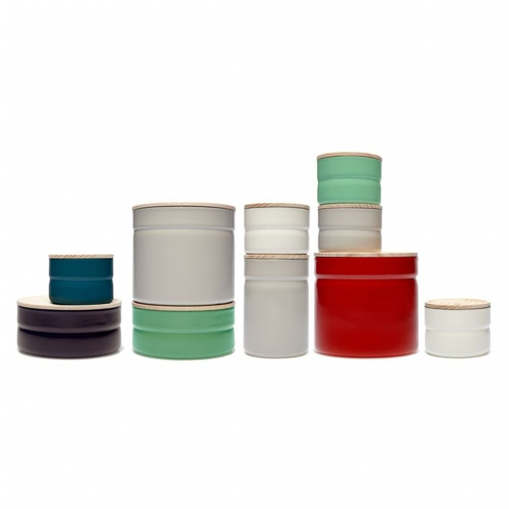 Enamel Vacuum Storage Container