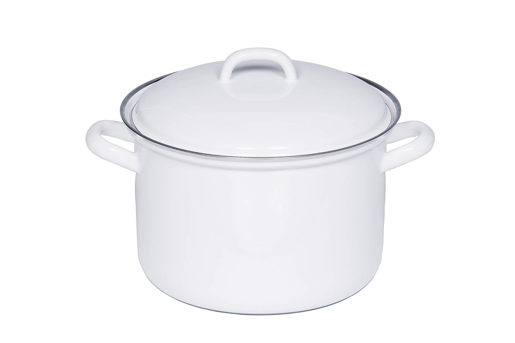 Enamel Single-Handed Pot