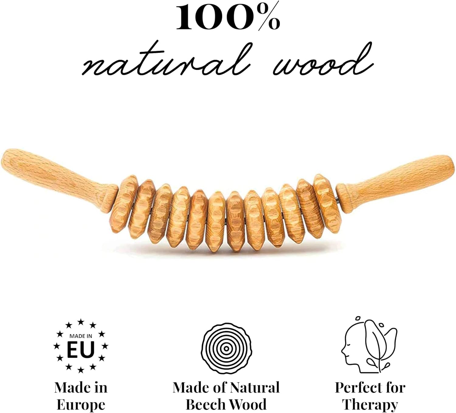Wooden Massage Roller