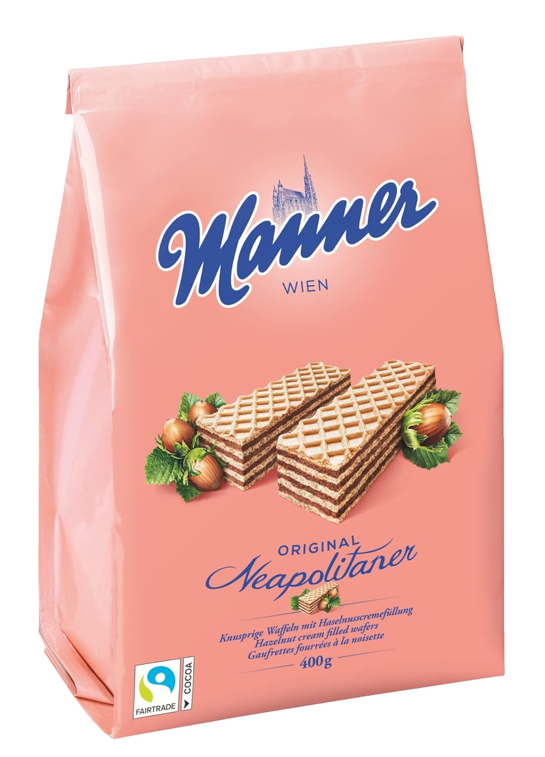 Manner Original Neopolitaner Hazelnut Wafers