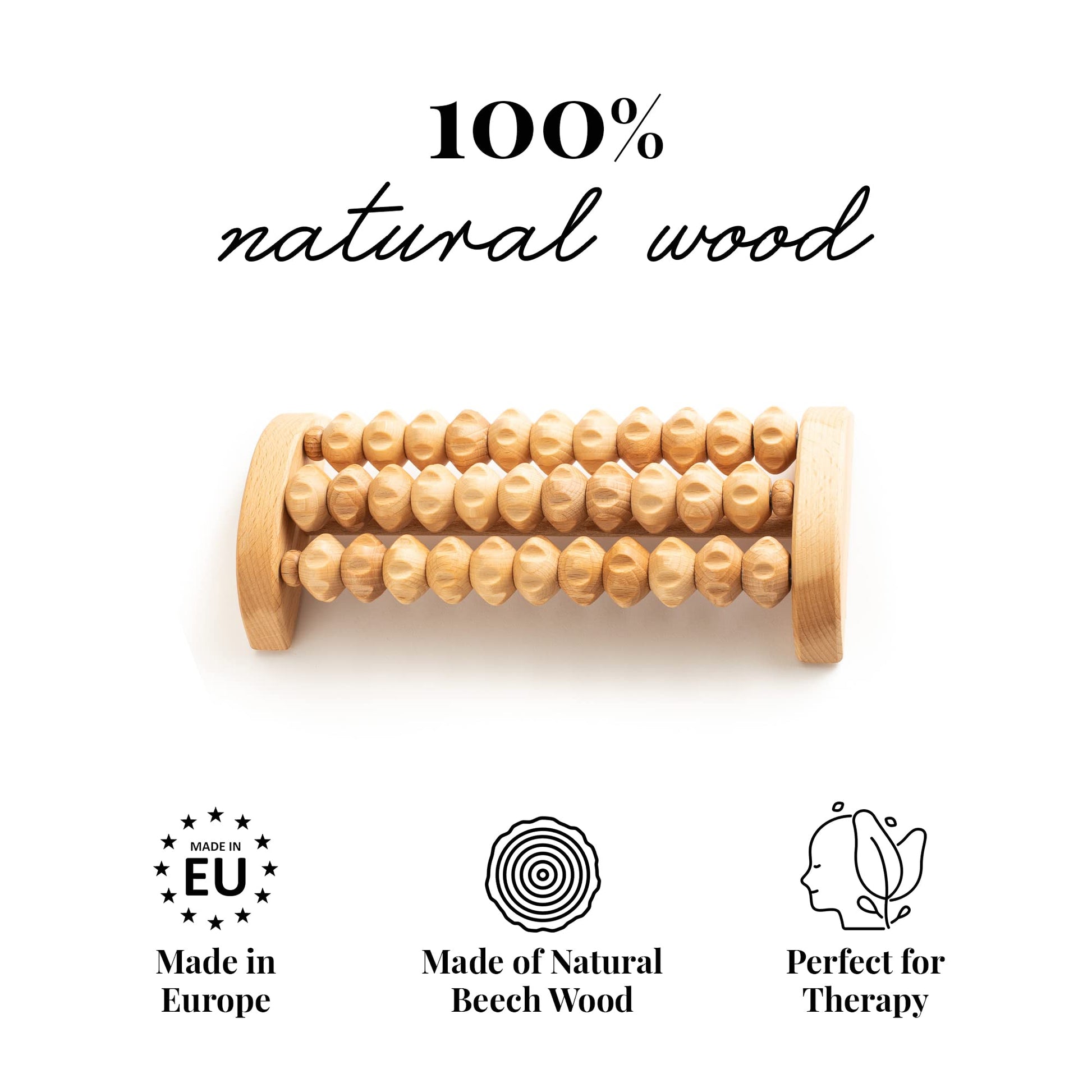 Wooden Foot Massager