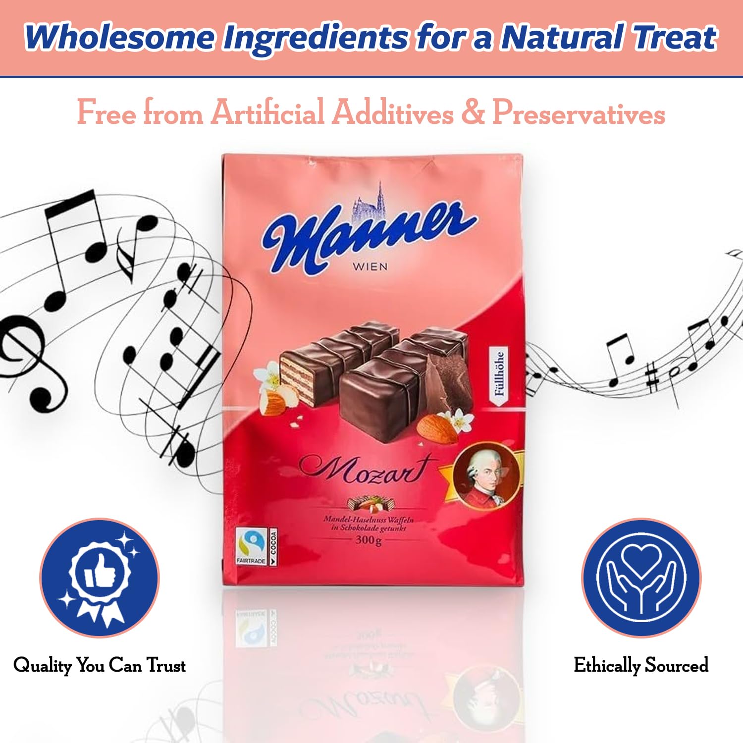 Original Manner Mozart Mignon Wafer