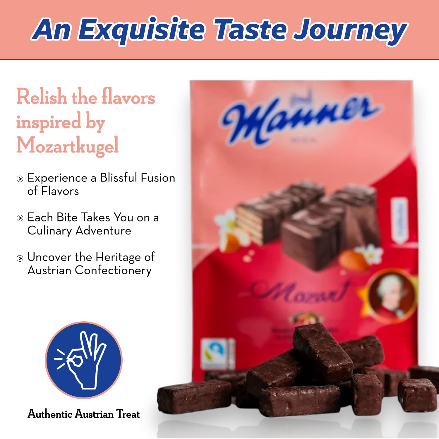 Original Manner Mozart Mignon Wafer