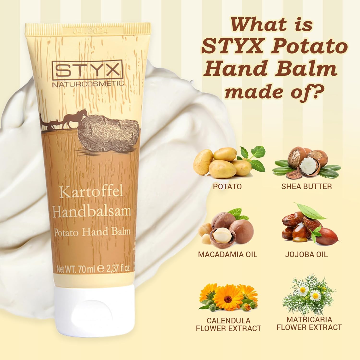 Organic Potato Hand Balm