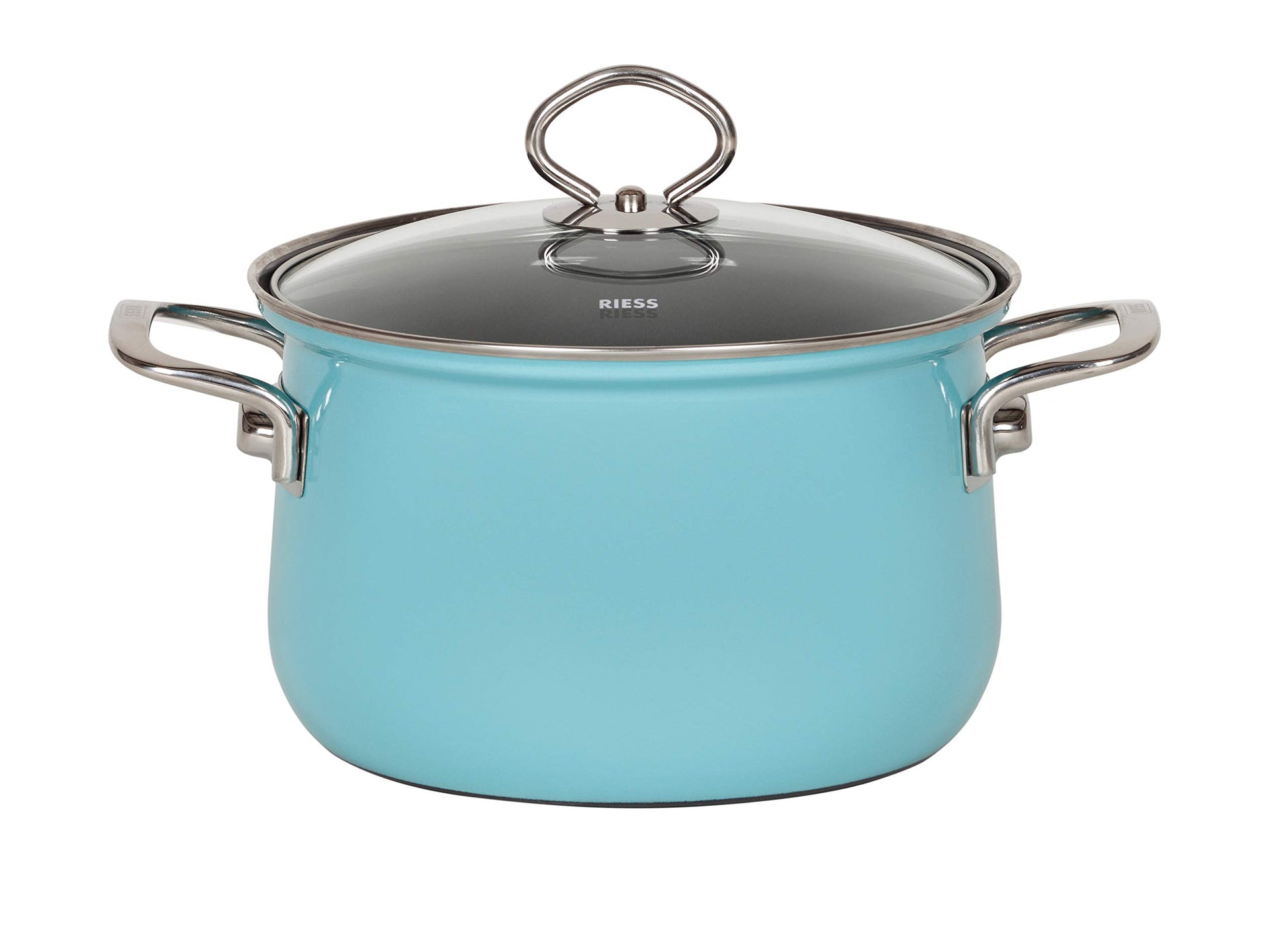 Enamel Pot with Lid