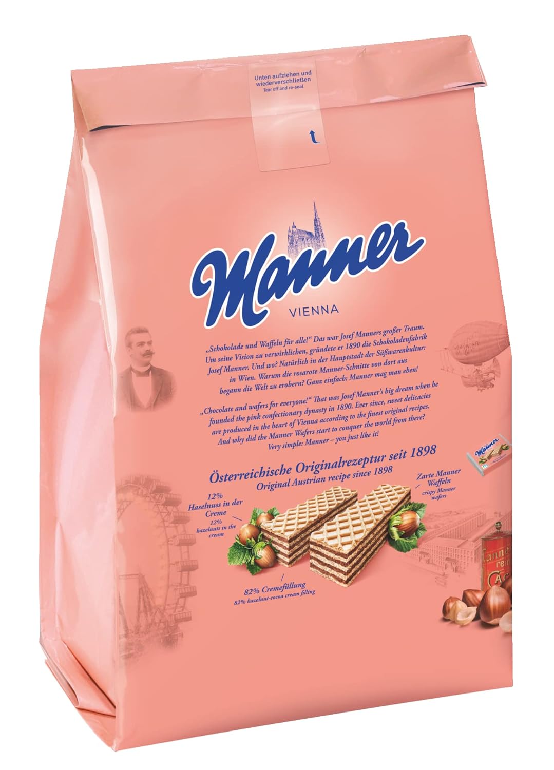 Manner Original Neopolitaner Hazelnut Wafers