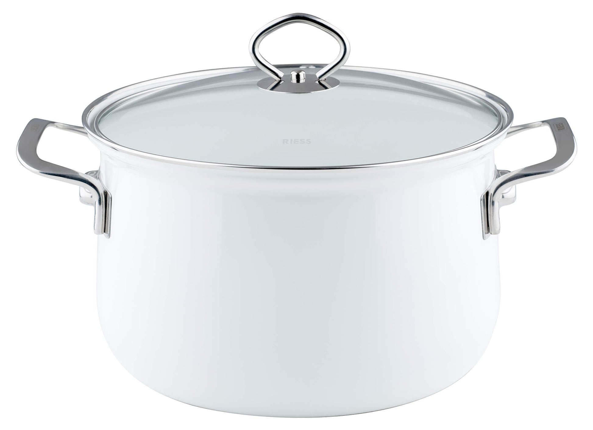 Enamel Pot with Lid