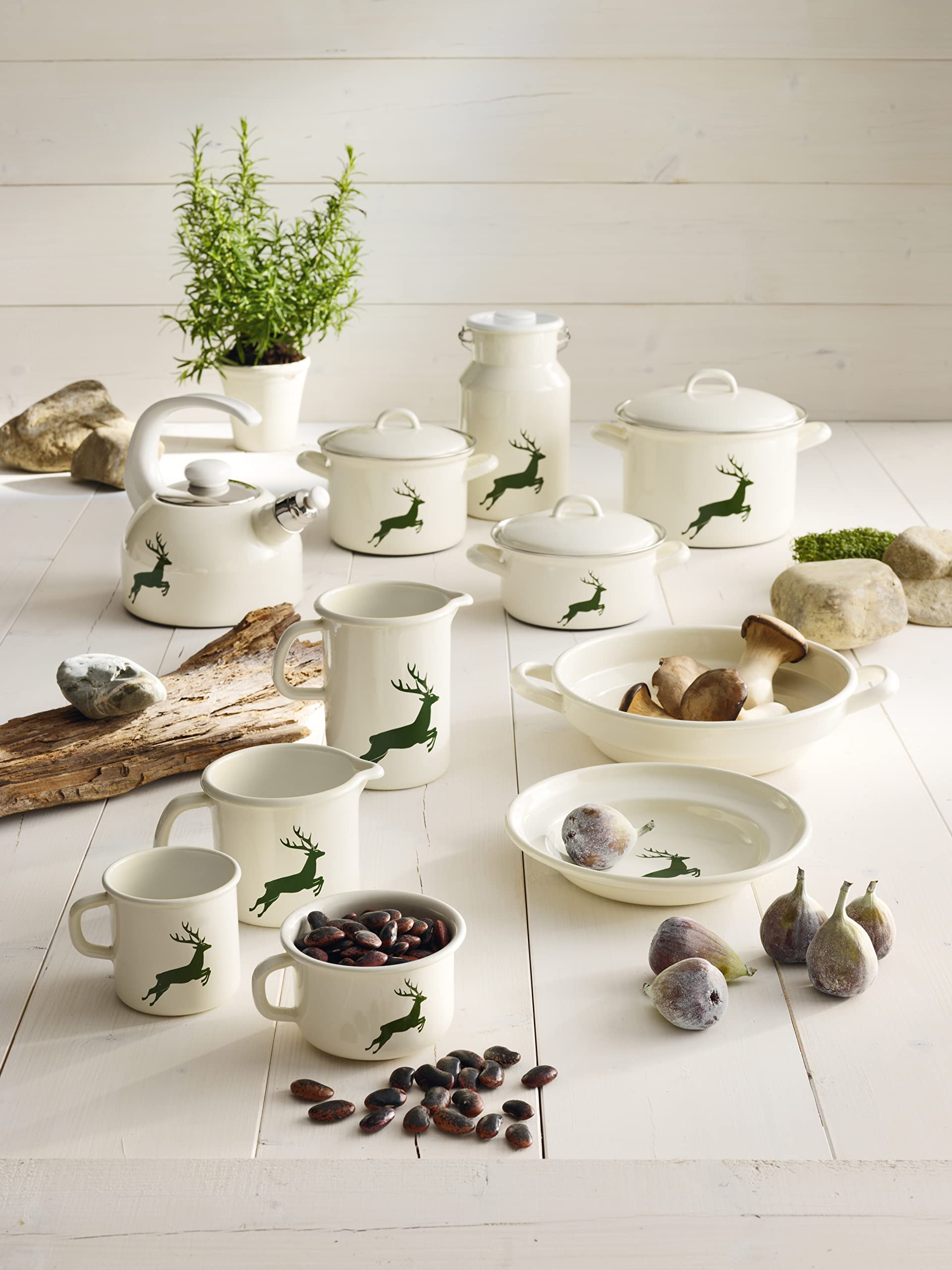 Enamel Mug, Green
