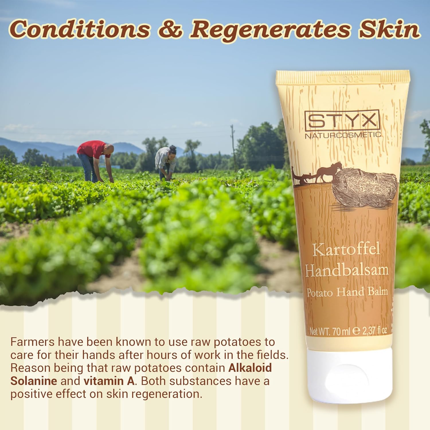 Organic Potato Hand Balm