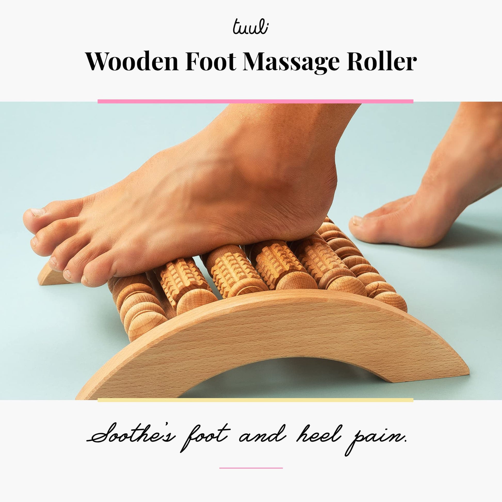 Wooden Foot Massager