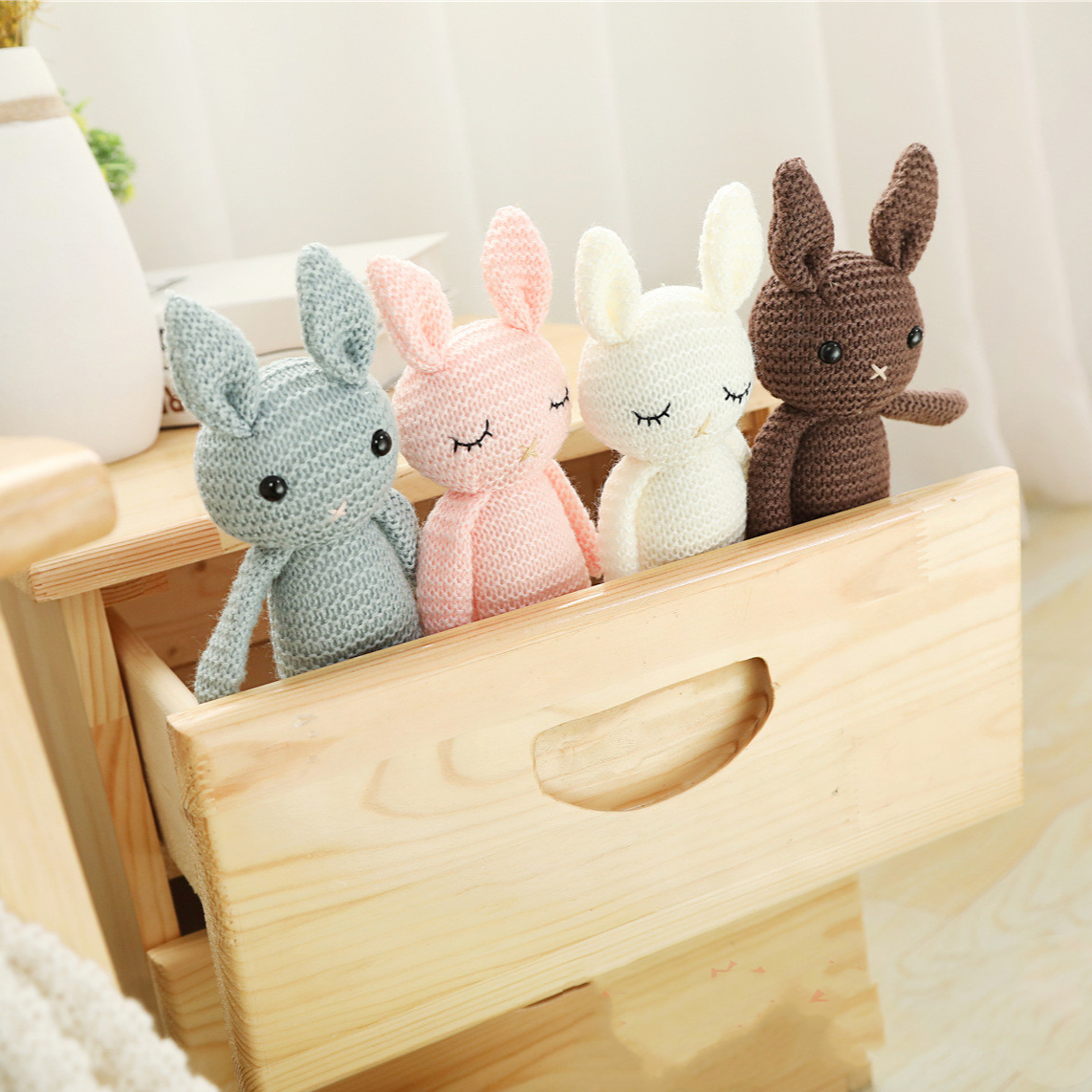 Knitting Bunny Pink