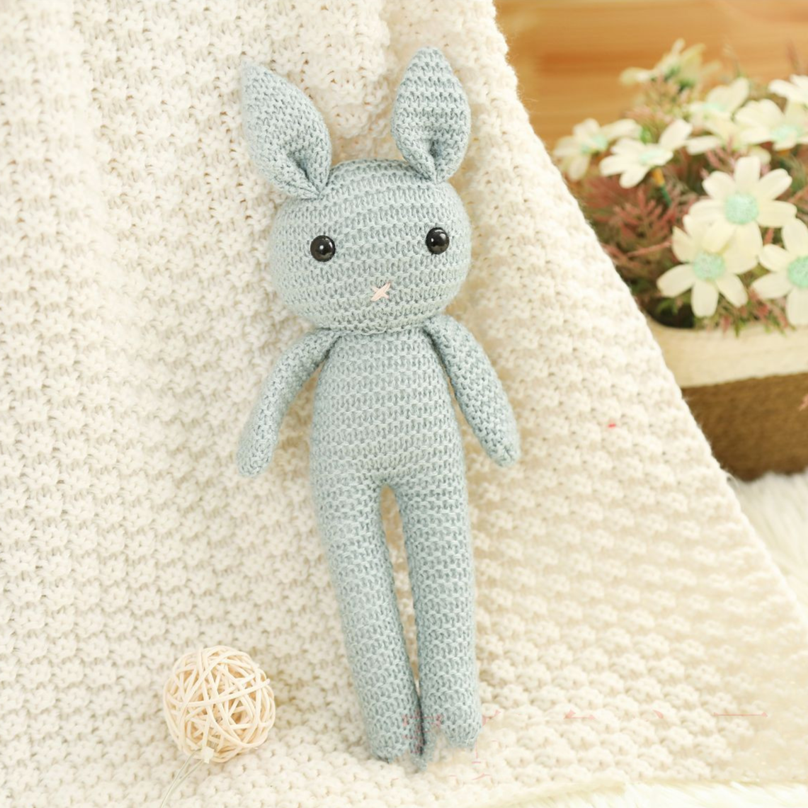 Knitting Bunny Pink