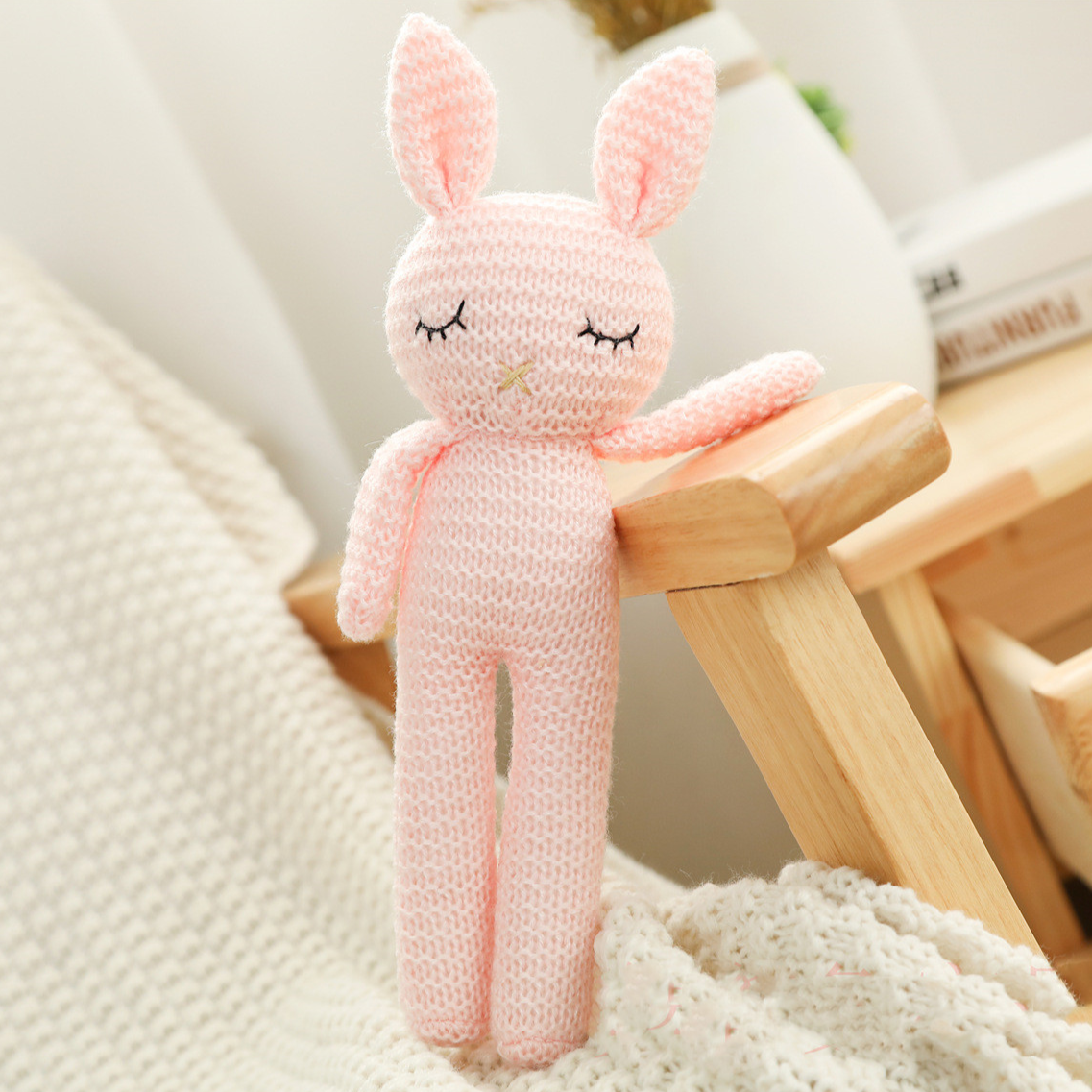 Knitting Bunny Pink