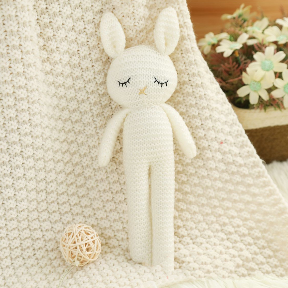 Knitting Bunny Pink