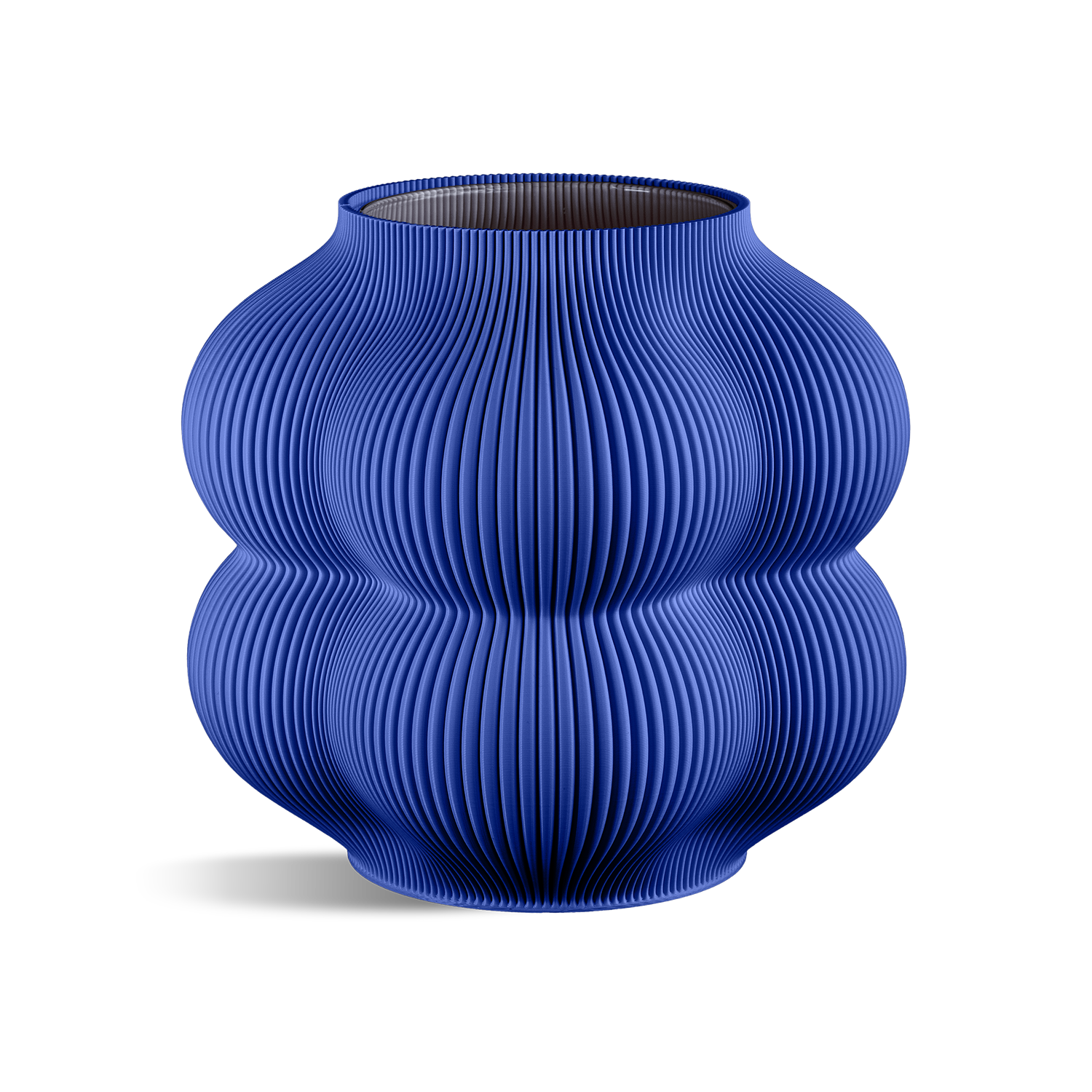 Big Peach Vase: Taupe