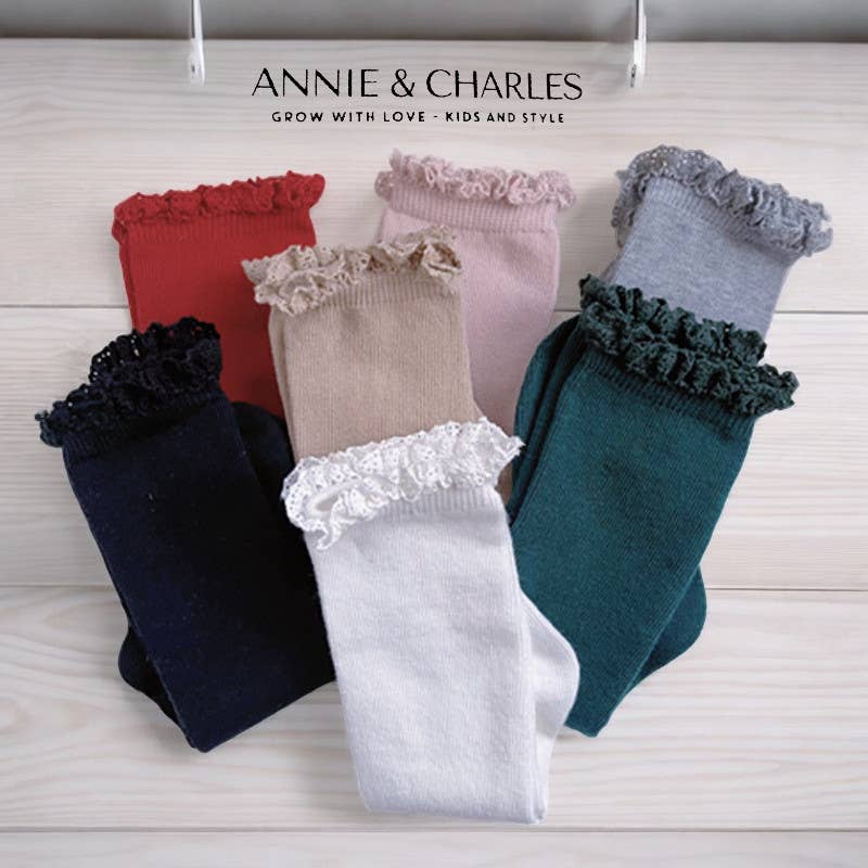 NORAH Annie & Charles® stockings: White / S