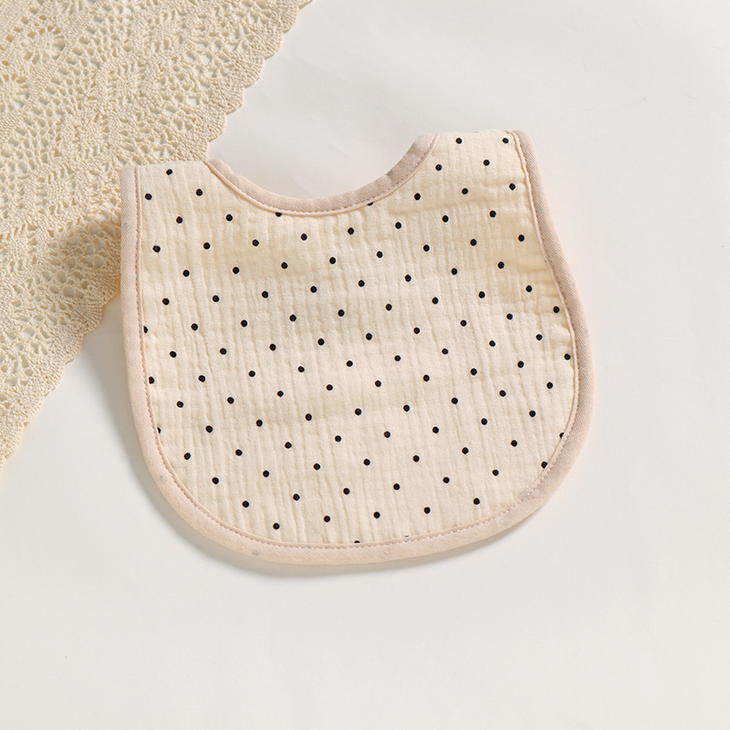 Annie & Charles® muslin bib with motif: 23 x 23 cm / Bear