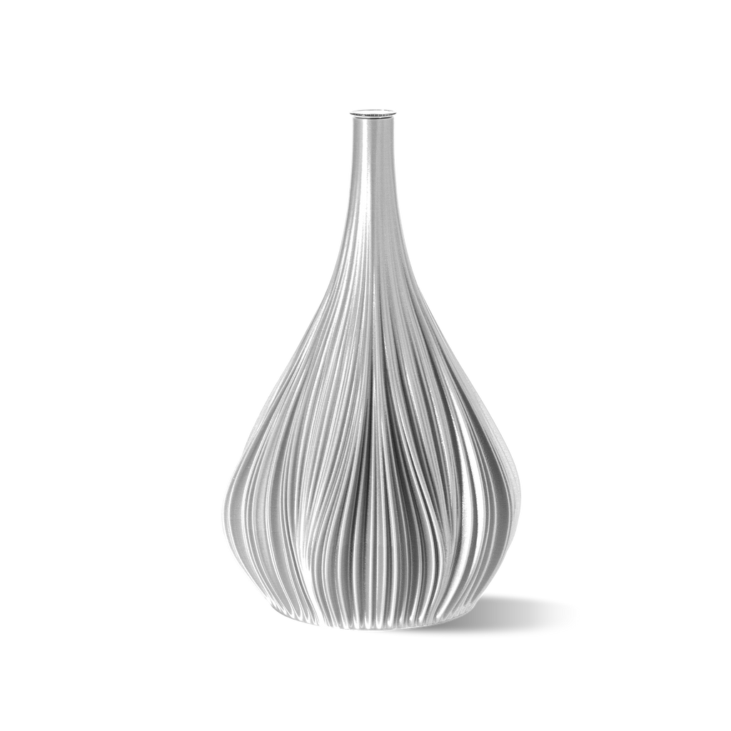 Fald—21 Silk Vase: Silk Silver
