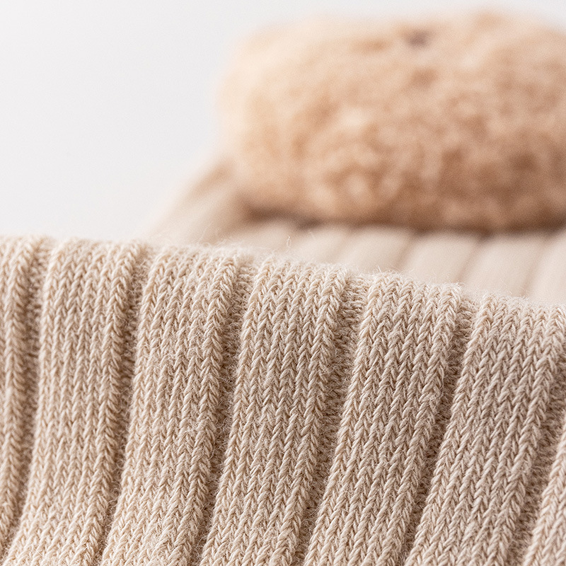 Annie & Charles® Bear Socks: Beige