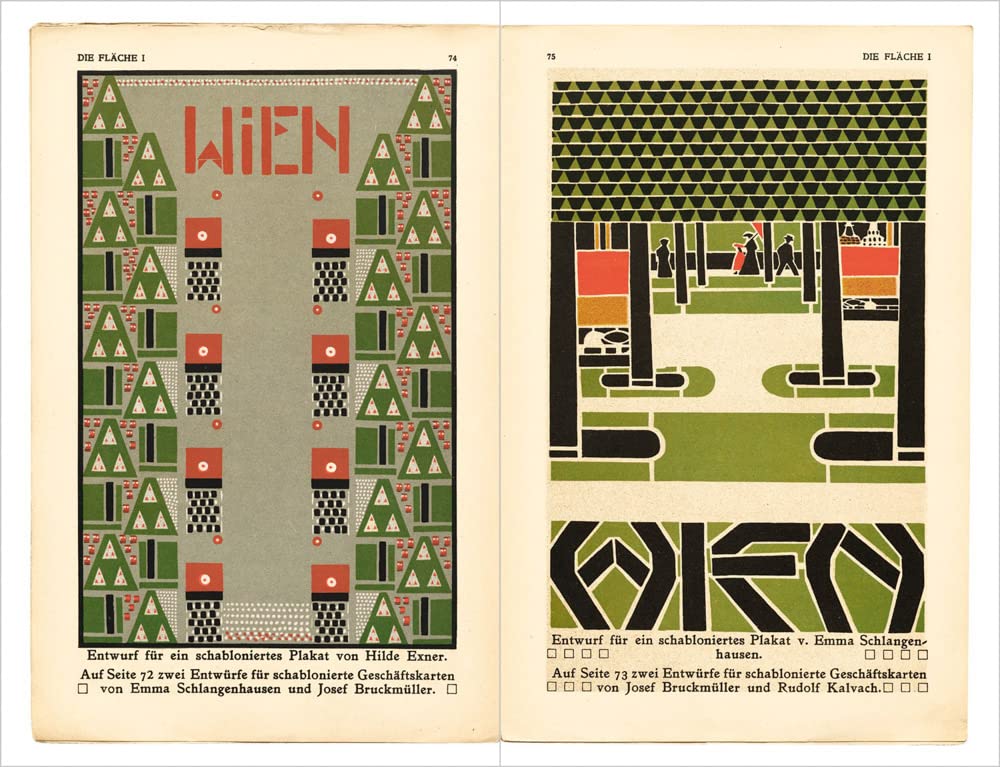 Die Fläche: Design and Lettering of the Vienna Secession