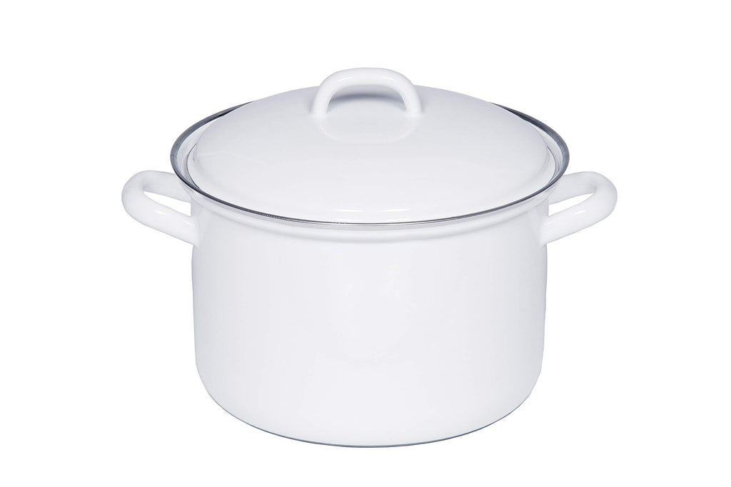 Enamel Single-Handed Pot