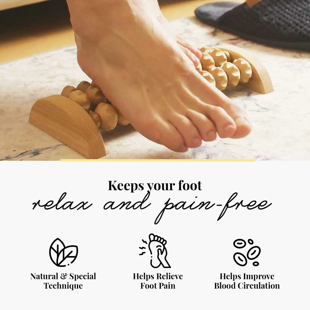 Wooden Foot Massager