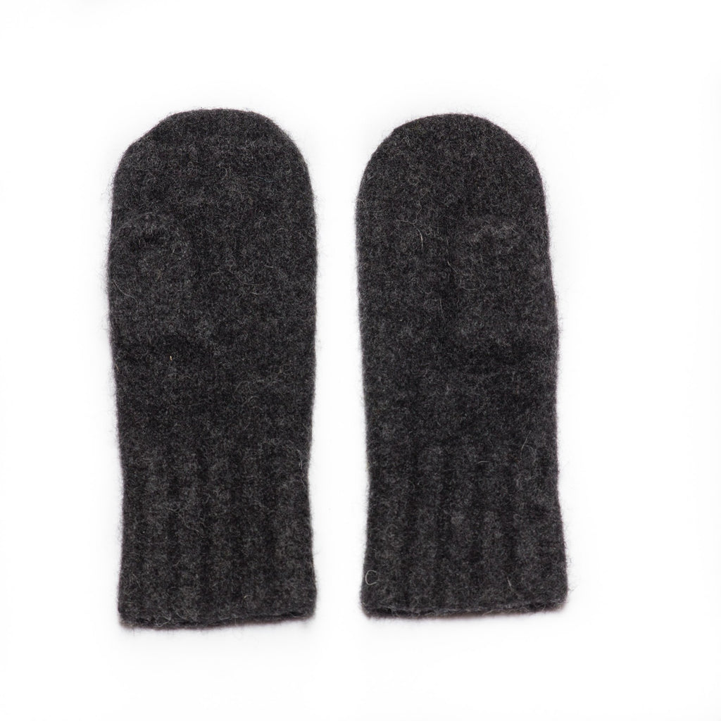 Boiled Wool Alpine Mittens