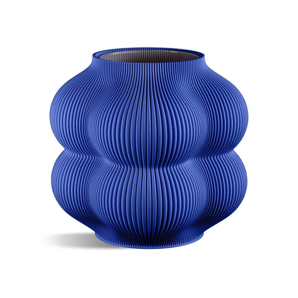 Big Peach Vase: Taupe